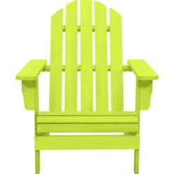 vidaXL Adirondack-Gartenstuhl Massivholz Tanne Grün