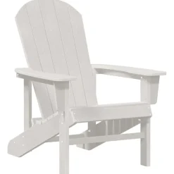 vidaXL Adirondack-Stuhl Weiß 82 x 74 x 92 cm HDPE