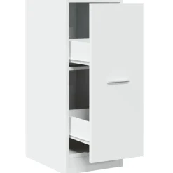 vidaXL Apothekerschrank Weiß 30 x 41 x 77,5 cm Holzwerkstoff
