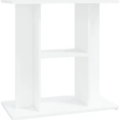 vidaXL Aquariumständer Weiß 60x30x60 cm Holzwerkstoff