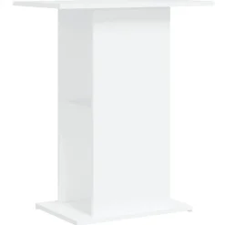 vidaXL Aquariumständer Weiß 60,5x36x72,5 cm Holzwerkstoff