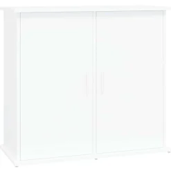 vidaXL Aquariumständer Weiß 81x36x73 cm Holzwerkstoff