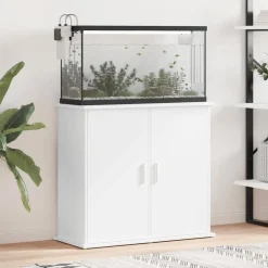vidaXL Aquariumständer Weiß 81x36x73 cm Holzwerkstoff