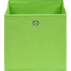 vidaXL Aufbewahrungsboxen 4 Stk. Vliesstoff 28x28x28 cm Grün