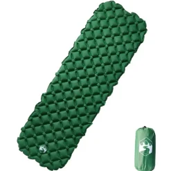 vidaXL Aufblasbare Isomatte Grün 190x58x6 cm
