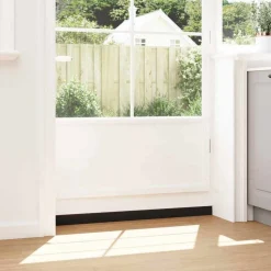 vidaXL Aufsteck Türbürstendichtungen 2 pcs Braun 100 cm