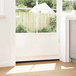 vidaXL Aufsteck Türbürstendichtungen 2 pcs Braun 100 cm
