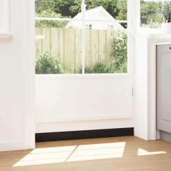 vidaXL Aufsteck Türbürstendichtungen 2 pcs Braun 100 cm