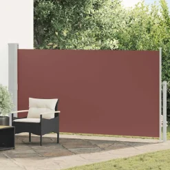 vidaXL Ausziehbare Seitenmarkise 170×300 cm Braun