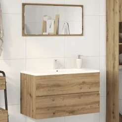 vidaXL Bad-Hängeschrank Artisan-Eiche 80x38,5x45 cm Holzwerkstoff