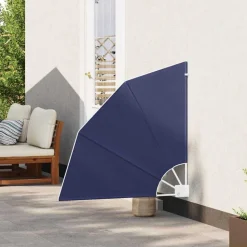 vidaXL Balkon Sichtschutz Marineblau 115 x 115 cm Polyester