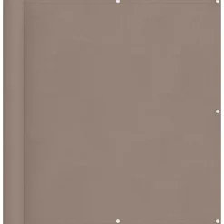 vidaXL Balkonsichtschutz Taupe 110 x 800 cm Oxford-Stoff