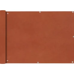 vidaXL Balkonsichtschutz Oxfordgewebe 75x400 cm Terracotta