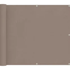 vidaXL Balkonsichtschutz Taupe 100 x 800 cm Oxford-Stoff