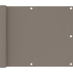 vidaXL Balkon-Sichtschutz Taupe 75x300 cm Oxford-Gewebe