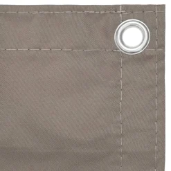vidaXL Balkon-Sichtschutz Taupe 75x300 cm Oxford-Gewebe