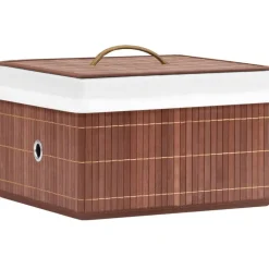 vidaXL Bambus Aufbewahrungsboxen 4 Stk. Braun
