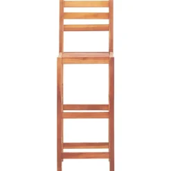 vidaXL Barhocker 2 Stk. Massivholz Akazie
