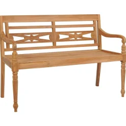vidaXL Batavia-Sitzbank 120 cm Teak