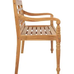 vidaXL Batavia-Sitzbank 120 cm Teak
