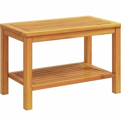 vidaXL Beistelltisch Braun 70 x 40 x 45 cm Massivholz Akazie