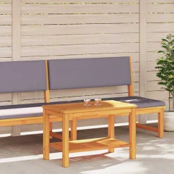 vidaXL Beistelltisch Braun 70 x 40 x 45 cm Massivholz Akazie