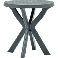 vidaXL Bistrotisch Grün Ø70 cm Kunststoff