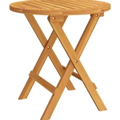 vidaXL Bistrotisch Ø46x47 cm Massivholz Akazie