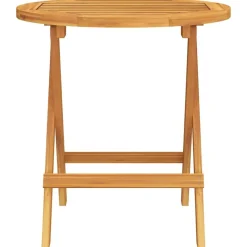 vidaXL Bistrotisch Ø46x47 cm Massivholz Akazie