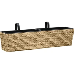 vidaXL Blumenkasten 2 Stk. Wasserhyazinthe