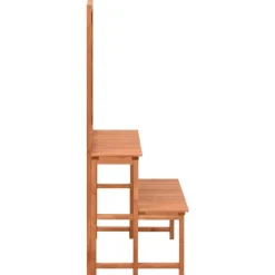 vidaXL Blumentreppe mit Rankgitter 70x42x115 cm Massivholz Tanne