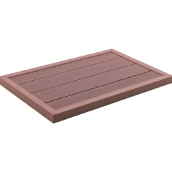 vidaXL Bodenelement für Solardusche Braun 101x63x5,5 cm WPC