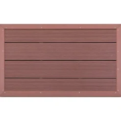 vidaXL Bodenelement für Solardusche Braun 101x63x5,5 cm WPC
