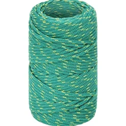 vidaXL Bootsseil Grün 2 mm 25 m Polypropylen