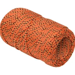 vidaXL Bootsseil Orange 2 mm 25 m Polypropylen