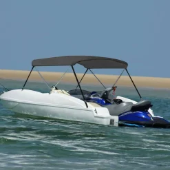 vidaXL 2-Bow Bimini Top Anthrazit 150x120x110 cm