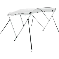vidaXL 3-Bow Bimini-Top mit Seitenteilen 183x(137-152)x137 cm