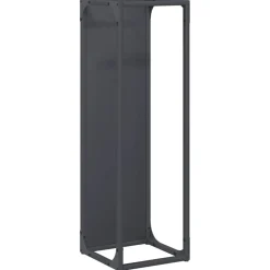 vidaXL Brennholzregal Anthrazit 25x25x80 cm Kaltgewalzter Stahl