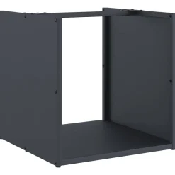 vidaXL Brennholzregal Anthrazit 40x40x40 cm Kaltgewalzter Stahl