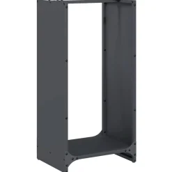 vidaXL Brennholzregal Anthrazit 40x30x80 cm Kaltgewalzter Stahl
