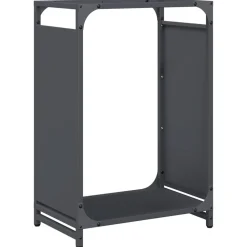 vidaXL Brennholzregal Anthrazit 44x28x65 cm Kaltgewalzter Stahl