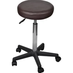 vidaXL Bürohocker Braun