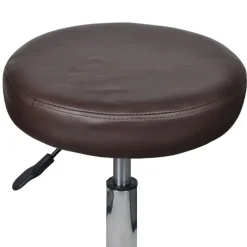 vidaXL Bürohocker Braun