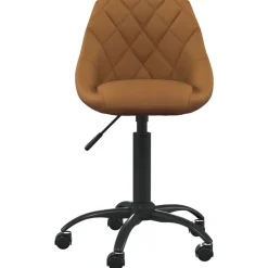 vidaXL Bürostuhl Braun Samt