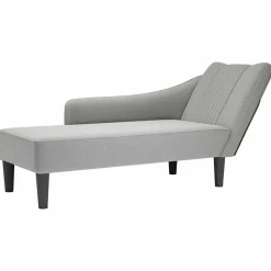 vidaXL Chaiselongue mit Rechter Armlehne Wolkengrau Stoff