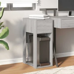 vidaXL Computerschrank mit Schublade Grau Sonoma 30x44x74 cm