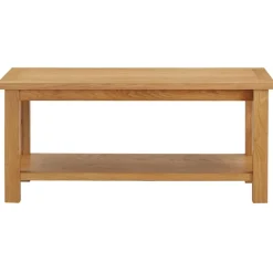 vidaXL Couchtisch 90 x 45 x 40 cm Eiche Massivholz