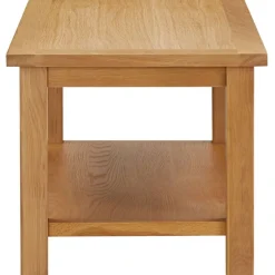 vidaXL Couchtisch 90 x 45 x 40 cm Eiche Massivholz