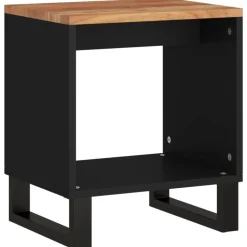 vidaXL Couchtisch 40x31x46 cm Massivholz Akazie & Holzwerkstoff