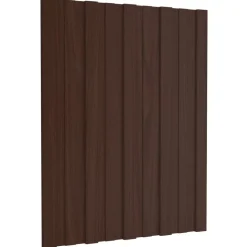 vidaXL Dachpaneel 12 pcs Braun 60 x 45 cm Verzinkter Stahl